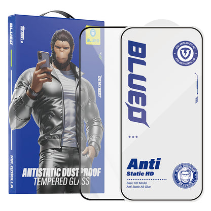 Προστατευτική μεμβράνη οθόνης Blueo Anti-Static HD για Apple iPhone 11 / XR, Ασφαλισμένο γυαλί, Πλήρης κόλλα, Μαύρο
