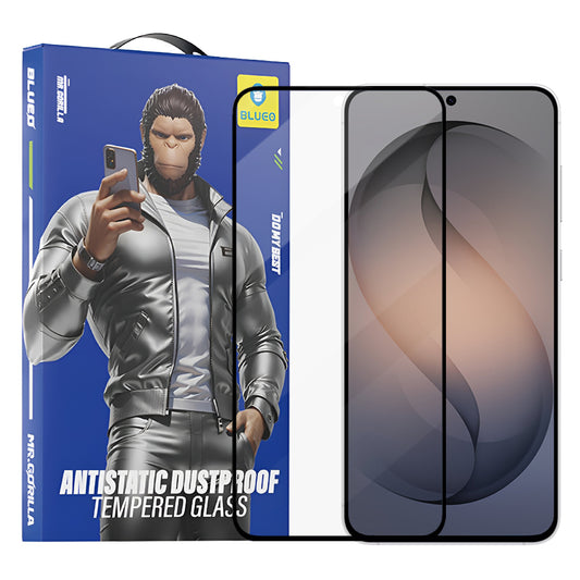 Προστατευτική Μεμβράνη Οθόνης Blueo Anti-Static HD για Samsung Galaxy S26 S942, Ενισχυμένο Γυαλί, Full Glue, Μαύρη