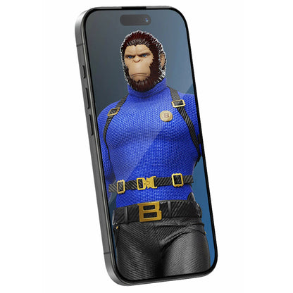 Προστατευτική Μεμβράνη Οθόνης Blueo Crystal Anti-Scratch για Apple iPhone 17 Air, Ενισχυμένο Γυαλί, Πλήρης Κόλληση, Μαύρη