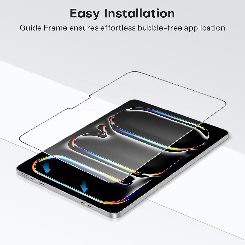 Προστατευτική μεμβράνη οθόνης Blueo HD για Apple iPad 9.7 (2017), Ασφαλισμένο γυαλί, Πλήρης κόλλα
