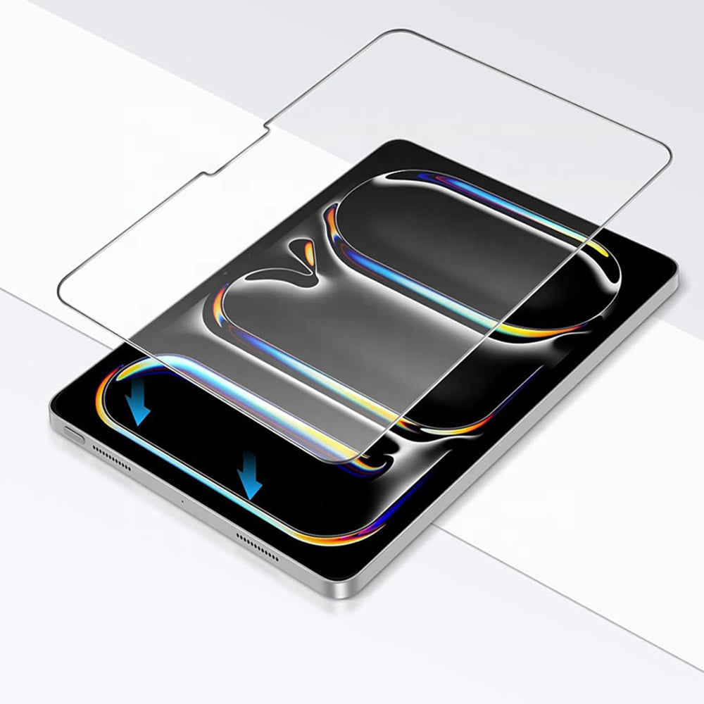 Προστατευτική μεμβράνη οθόνης Blueo HD για Apple iPad mini (2024) / mini (2021), Ασφαλισμένο γυαλί, Πλήρης κόλλα