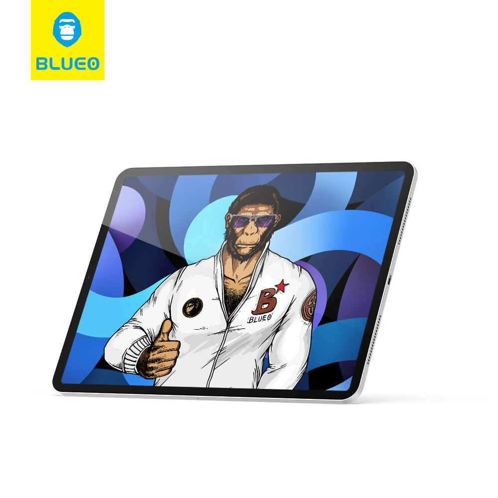 Προστατευτική μεμβράνη οθόνης Blueo για Apple iPad 10.2 (2021) / 10.2 (2020) / 10.2 (2019), Ασφαλισμένο γυαλί, Πλήρης κόλλα