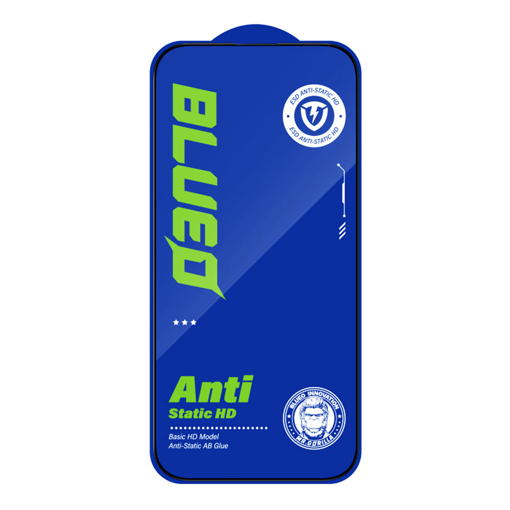 Προστατευτική μεμβράνη οθόνης Blueo Silk HD για Apple iPhone XS Max, ασφαλισμένο γυαλί, πλήρης κόλλα, σετ 5 τεμαχίων, 2.5D, μαύρο
