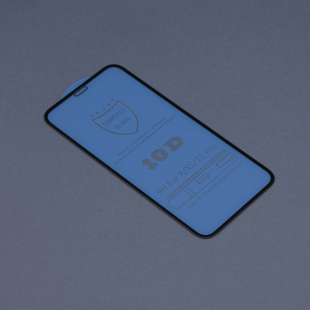Προστατευτική μεμβράνη οθόνης DUX DUCIS για Apple iPhone 11 Pro / XS / X, Ασφαλισμένο γυαλί, Edge Glue, Μαύρο