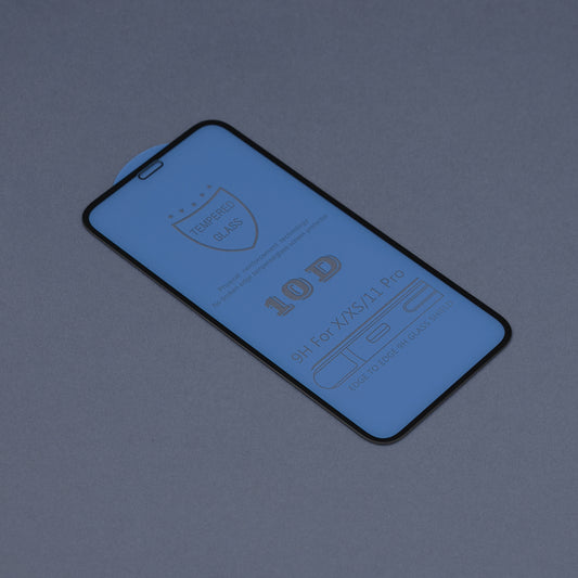 Προστατευτική μεμβράνη οθόνης DUX DUCIS για Apple iPhone 11 Pro / XS / X, Ασφαλισμένο γυαλί, Edge Glue, Μαύρο