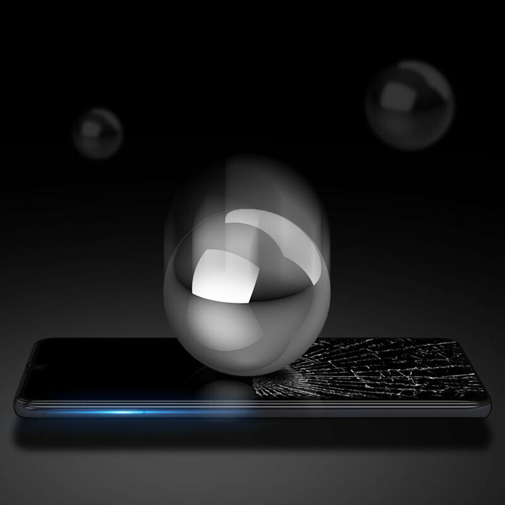 DUX DUCIS Screen Protector for Samsung Galaxy M35, Tempered Glass, Edge Glue, Black