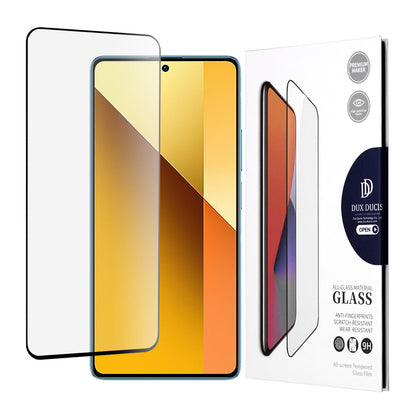 Προστατευτική Μεμβράνη Οθόνης DUX DUCIS για Xiaomi Redmi Note 13 4G / Note 13 Pro 4G / Note 13 5G, Θωρακισμένο Γυαλί, Πλήρης Κόλληση, Μαύρη