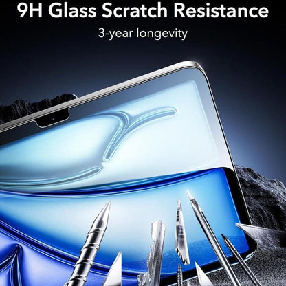 ESR Armorite UltraFit Screen Protector for Apple iPad Air 11 (2026) / Air 11 (2025), Tempered Glass, Full Glue, Set of 2 pieces