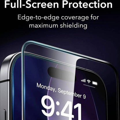 ESR Armorite UltraFit Screen Protector for Apple iPhone 18 Pro Max / 17 Pro Max, Tempered Glass, Full Glue, Set of 2 Pieces, Black