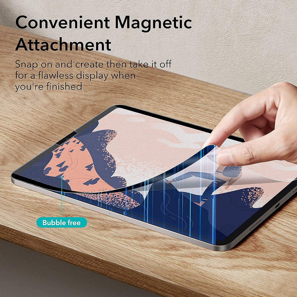 Προστατευτική Μεμβράνη Οθόνης ESR Paper Feel Magnetic για Apple iPad Air 13 (2025) / Air 13 (2024), Πλαστική