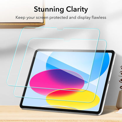 Προστατευτική Μεμβράνη Οθόνης ESR για Apple iPad (2025) / (2022), Ενισχυμένο Γυαλί, Πλήρης Κόλληση, Σετ 2 τεμαχίων