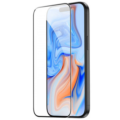 Προστατευτική Μεμβράνη Οθόνης ESR για Apple iPhone 15, Ενισχυμένο Γυαλί, Πλήρης Κόλληση, Μαύρη