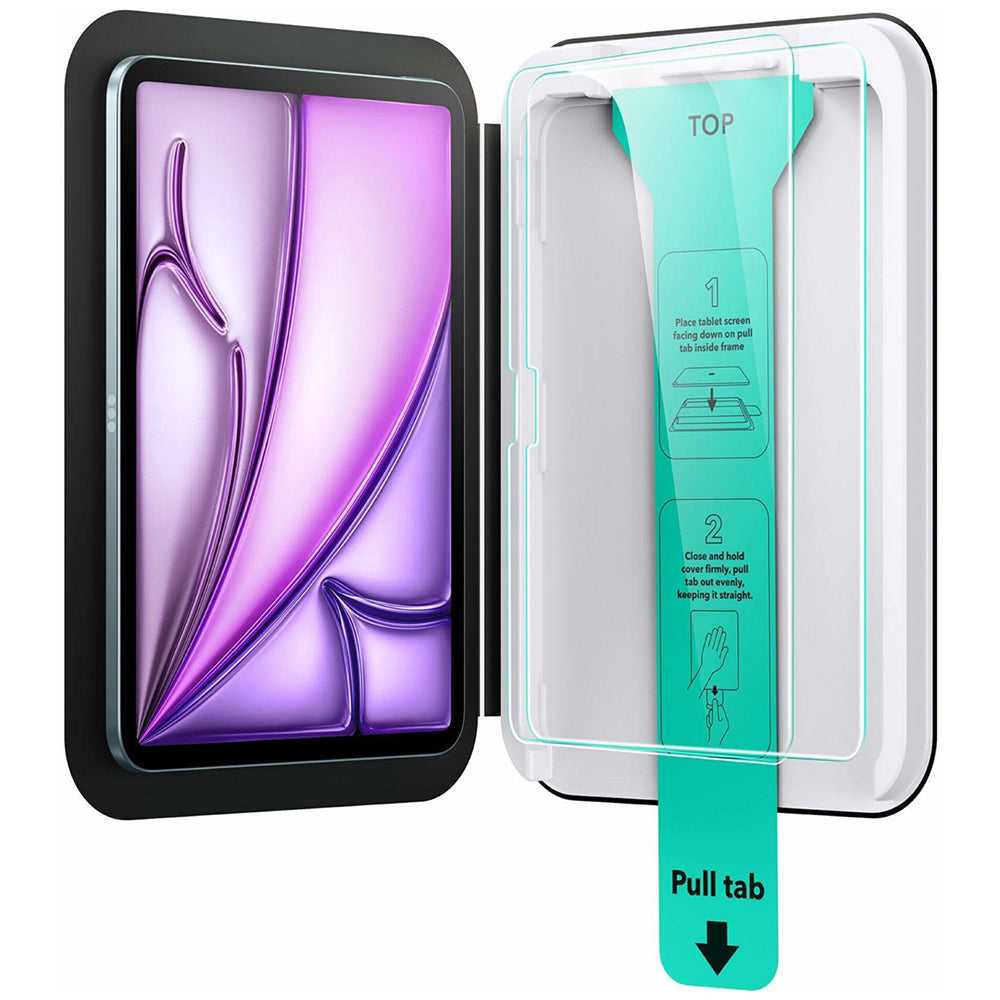 Προστατευτική Μεμβράνη Οθόνης ESR UltraFit για Apple iPad Air 11 (2025) / Air 11 (2024), Ενισχυμένο Γυαλί, Full Glue, Σετ 2 τεμαχίων