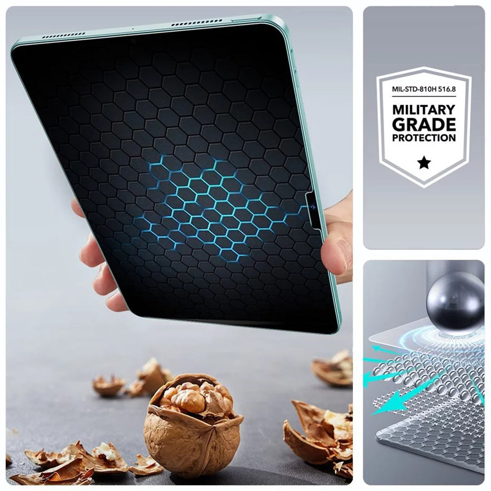 Προστατευτική Μεμβράνη Οθόνης ESR UltraFit για Apple iPad Air 11 (2025) / Air 11 (2024), Ενισχυμένο Γυαλί, Full Glue, Σετ 2 τεμαχίων