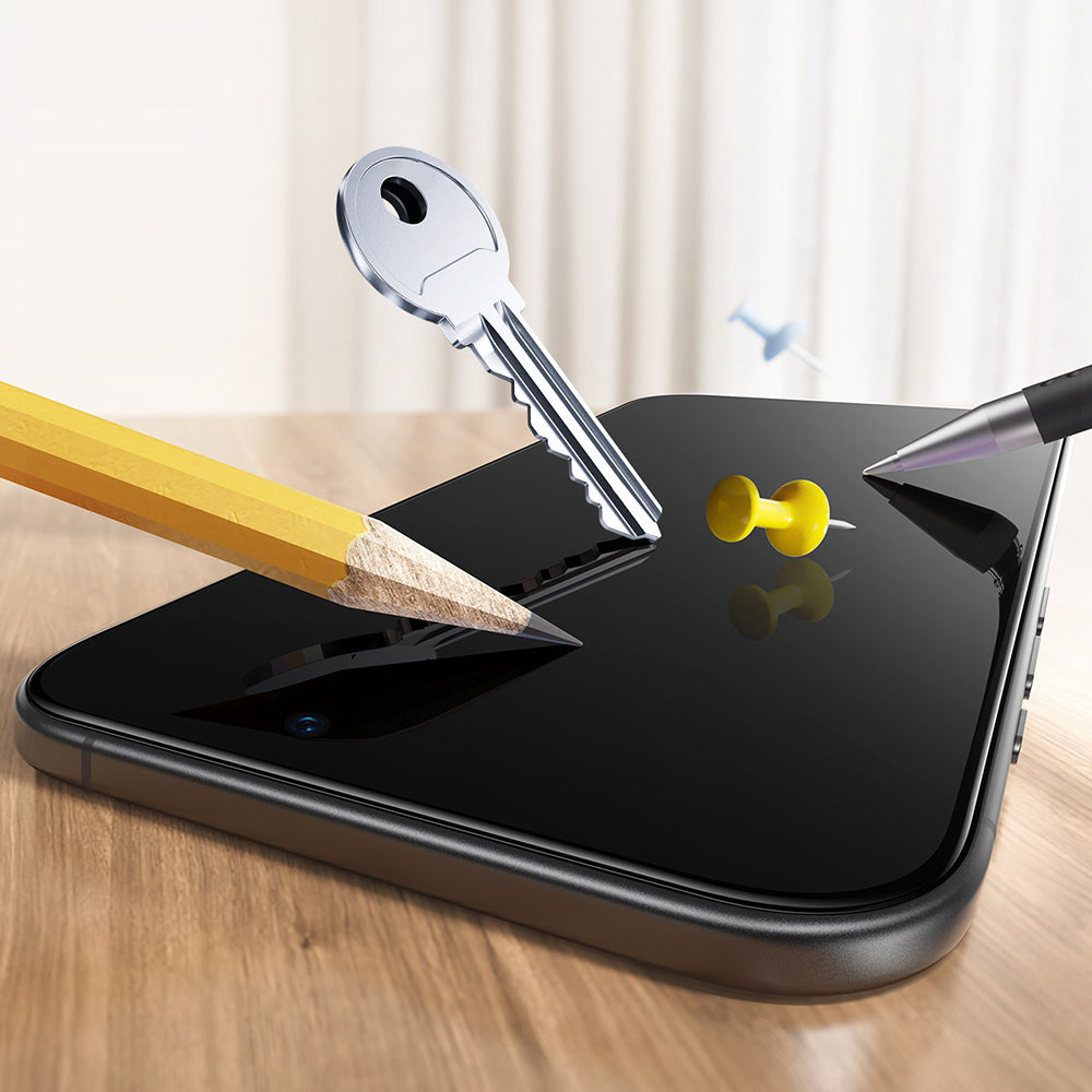 Προστατευτική Μεμβράνη Οθόνης ESR UltraFit για Apple iPhone 17 Pro Max, Ενισχυμένο Γυαλί, Πλήρης Κόλληση, Μαύρη