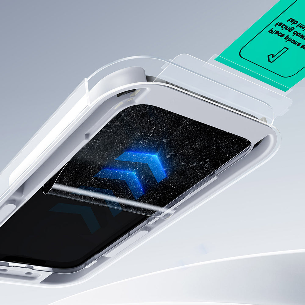 Προστατευτική Μεμβράνη Οθόνης ESR UltraFit για Apple iPhone 17 Pro Max, Ενισχυμένο Γυαλί, Πλήρης Κόλληση, Μαύρη