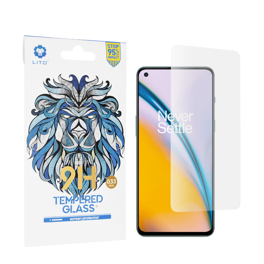 Προστατευτική μεμβράνη οθόνης Lito Classic για OnePlus Nord 2T / Nord CE 5G / Nord 2 5G, Ασφαλισμένο γυαλί, Full Glue, 2.5D