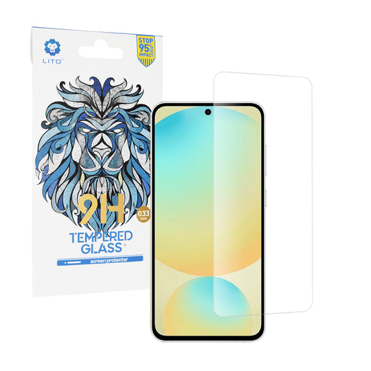 Προστατευτική μεμβράνη οθόνης Lito Classic Ultra Thin για Samsung Galaxy S24 FE S721, Ασφαλισμένο γυαλί, Πλήρης κόλλα, 2.5D