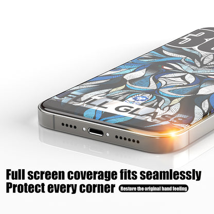 Προστατευτική μεμβράνη οθόνης Lito D+ Max 300C για Apple iPhone 14 Pro Max, Ενισχυμένο γυαλί, Πλήρης κόλλα