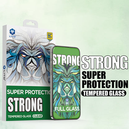 Προστατευτική Μεμβράνη Οθόνης Lito D+ Max Strong για Apple iPhone 17 Air, Ενισχυμένο Γυαλί, Πλήρης Κόλληση, Μαύρη