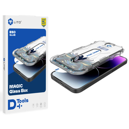 Προστατευτικό Φιλμ Οθόνης Lito Magic Glass Box D+ Tools για Apple iPhone 17 / 16 Pro, Ενισχυμένο Γυαλί, Πλήρης Κόλληση