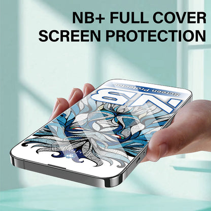 Προστατευτική Μεμβράνη Οθόνης Lito NB για Apple iPhone 17 Pro Max, Ενισχυμένο Γυαλί, Full Glue, Μαύρη
