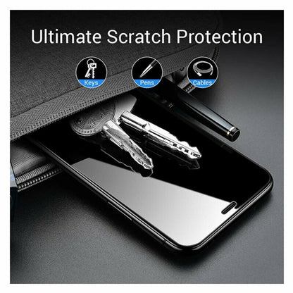 Lito Screen Protector for Apple iPhone 17 / 16 Pro, Tempered Glass, Full Glue, 2.5D, Black