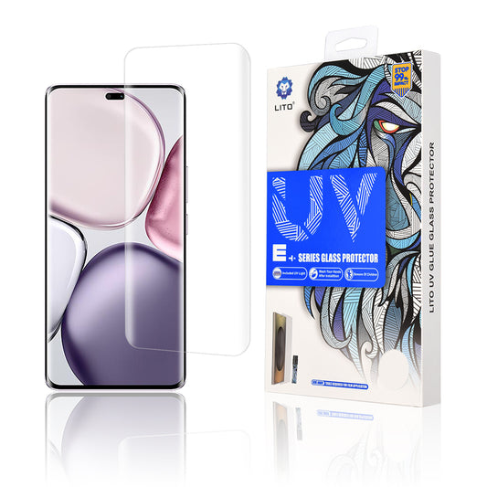 Προστατευτική μεμβράνη οθόνης Lito για Honor X9c / Magic7 Lite, Ασφαλισμένο γυαλί, UV κόλλα, 3D