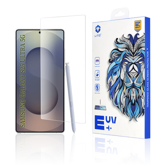 Προστατευτική μεμβράνη οθόνης Lito για Samsung Galaxy S25 Ultra S938, Ασφαλισμένο γυαλί, UV κόλλα, 3D
