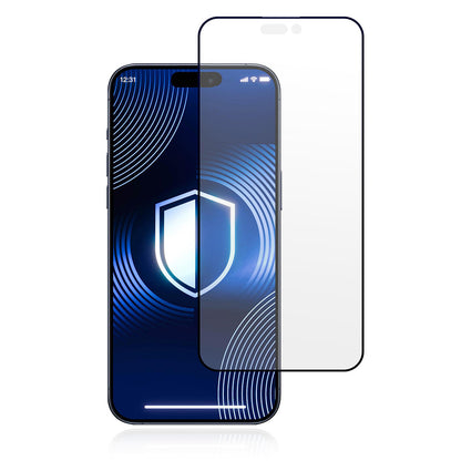 Προστατευτική Μεμβράνη Οθόνης Matte 3MK HardGlass Max για Apple iPhone 17 Pro Max, Ενισχυμένο Γυαλί, Full Glue, Μαύρη