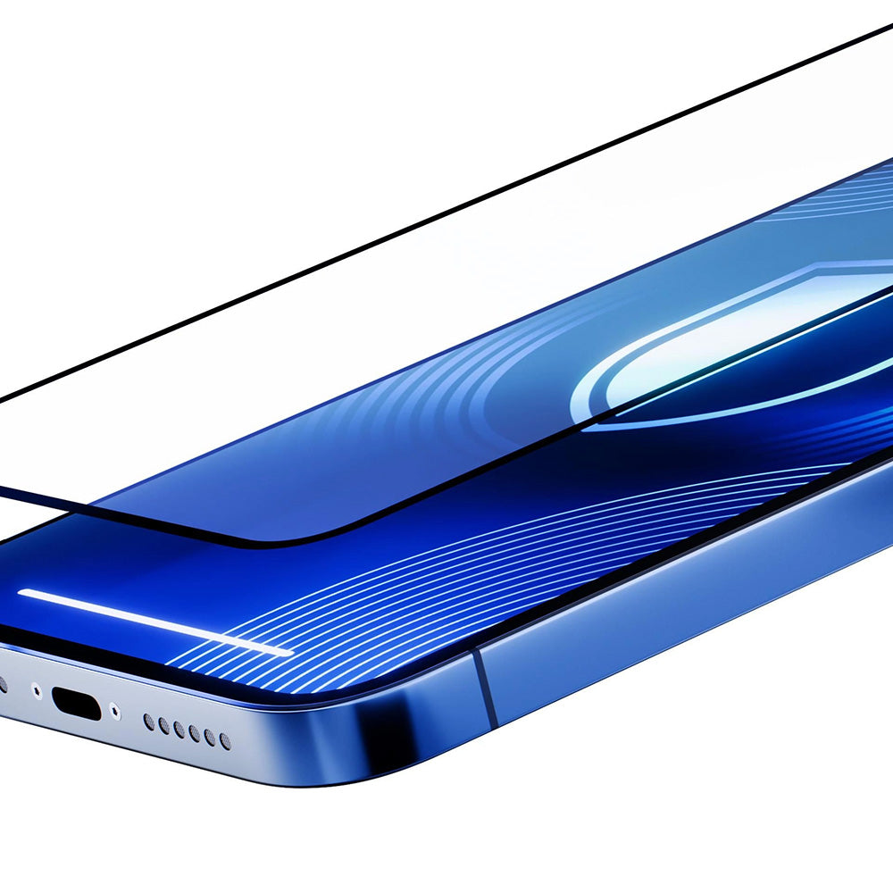 Προστατευτική Μεμβράνη Οθόνης Matte 3MK HardGlass Max για Apple iPhone 17 Pro, Ενισχυμένο Γυαλί, Full Glue, Μαύρη
