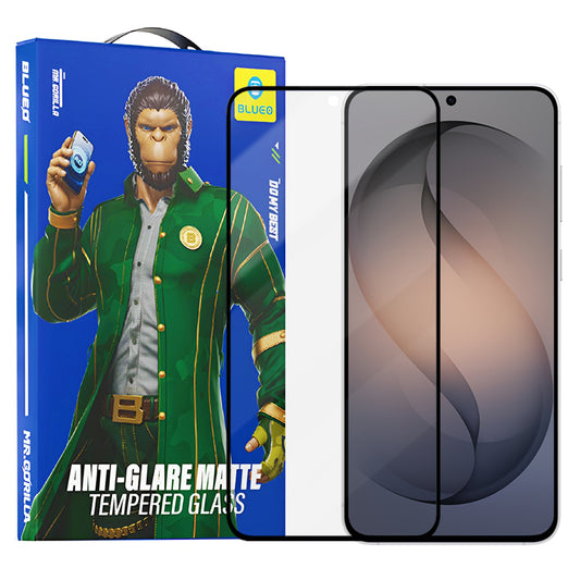 Προστατευτική Μεμβράνη Οθόνης Matte Blueo Anti-Glare για Samsung Galaxy S26 S942, Ενισχυμένο Γυαλί, Full Glue, Μαύρη