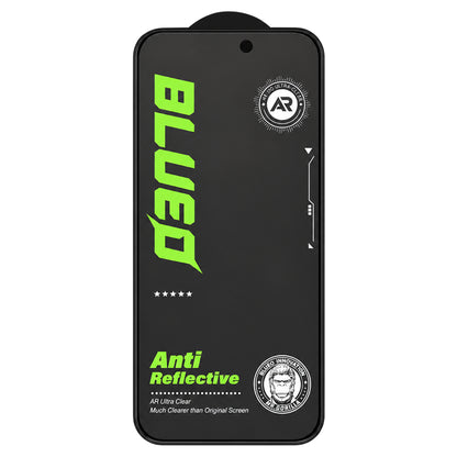 Ματ προστατευτικό οθόνης Blueo Anti Reflective HD για Apple iPhone 18 Pro Max, σκληρυμένο γυαλί, πλήρης επικόλληση, μαύρο
