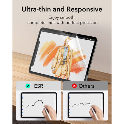 Matte Screen Protector ESR Paper Feel for Apple iPad Air 11 (2026) / Air 11 (2025), Plastic, Set of 2 pieces