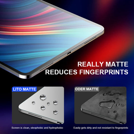 Ματ Προστατευτική Μεμβράνη Οθόνης Lito Classic για Apple iPad Pro 13 (2024), Ασφαλισμένο Γυαλί, Πλήρης Κόλλα, 2.5D