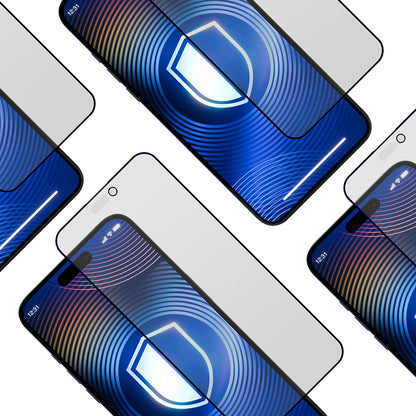 Μεμβράνη προστασίας οθόνης Matte Privacy 3MK HardGlass Max για Apple iPhone 17 Pro, Ενισχυμένο Γυαλί, Full Glue