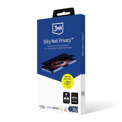 Προστατευτική Μεμβράνη Οθόνης Matte Privacy 3MK Silky για Apple iPhone 17 Pro Max, Πλαστική