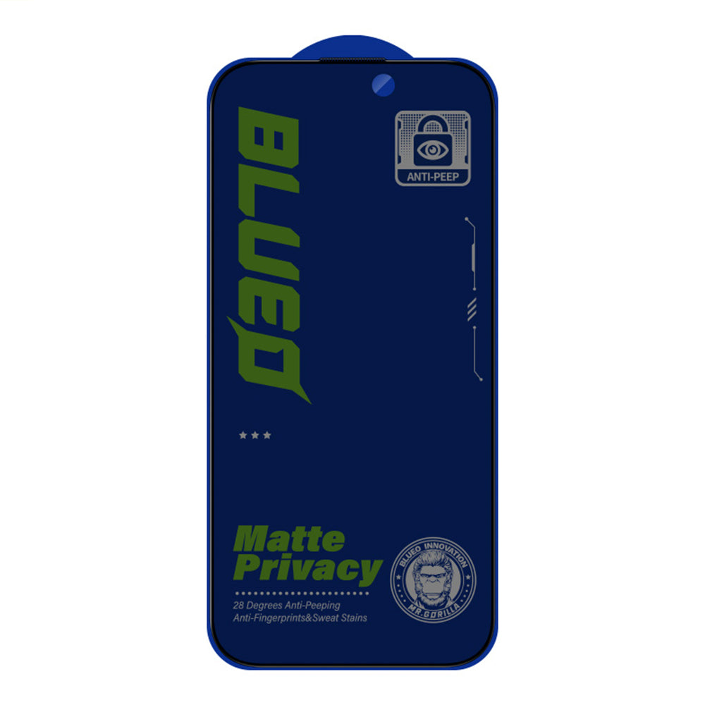Προστατευτική μεμβράνη οθόνης Matte Privacy Blueo Anti-Peep για Apple iPhone 14 Plus / 13 Pro Max, Ασφαλισμένο γυαλί, Πλήρης κόλλα