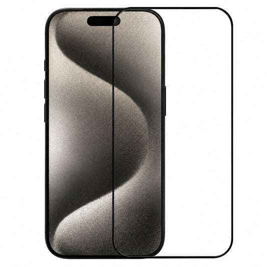 Προστατευτική μεμβράνη οθόνης Nillkin CP+ Pro για Apple iPhone 15 Pro Max, Ενισχυμένο γυαλί, Πλήρης κόλλα, Μαύρο