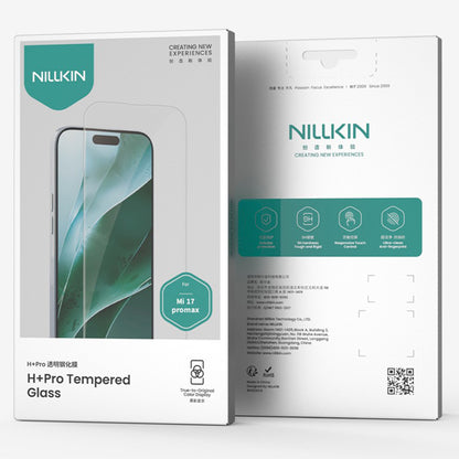 Προστατευτική μεμβράνη οθόνης Nillkin H+ Pro για Xiaomi 17 Pro Max / 17 Ultra, Ασφαλισμένο γυαλί, Πλήρης κόλλα