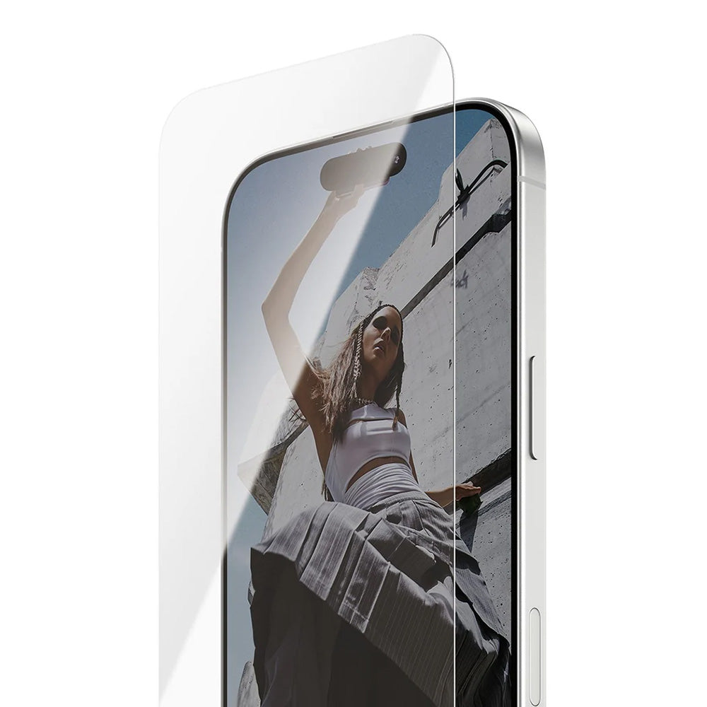 Προστατευτική Μεμβράνη Οθόνης PanzerGlass Safe. Ultra-Wide Fit EasyAligner για Apple iPhone 17 / 16 Pro, Ενισχυμένο Γυαλί, Full Glue