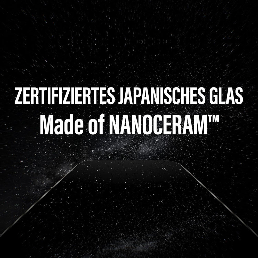 Προστατευτική Μεμβράνη Οθόνης PanzerGlass Ultra-Wide Ceramic II EasyAligner για Apple iPhone 17 Pro, Ενισχυμένο Γυαλί, Πλήρης Κόλληση, Μαύρη