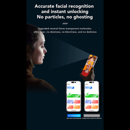 Προστατευτική μεμβράνη οθόνης Privacy Anank 3X Ενισχυμένη για Apple iPhone 16 Pro Max, Ασφαλισμένο Γυαλί, Πλήρης Κόλλα, 2.5D