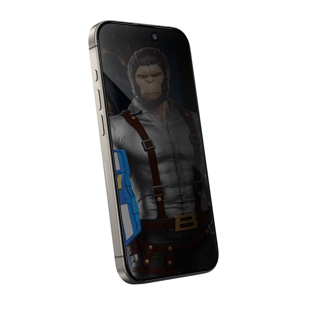 Προστατευτική μεμβράνη οθόνης Privacy Blueo Anti-Peep για Apple iPhone 15 Pro Max, ασφαλισμένο γυαλί, πλήρης κόλλα
