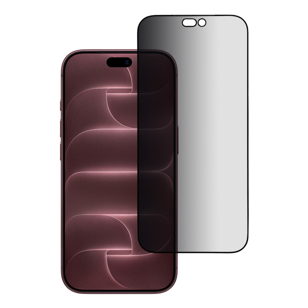 Προστατευτικό οθόνης Privacy Blueo Premium Sapphire Applicator για Apple iPhone 18 Pro Max, σκληρυμένο γυαλί, πλήρης επικόλληση (Full Glue)