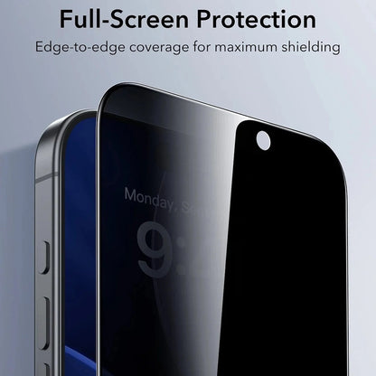 ESR UltraFit Classic Privacy Screen Protector for Apple iPhone 18 Pro Max, Tempered Glass, Full Glue, Set of 3 pieces