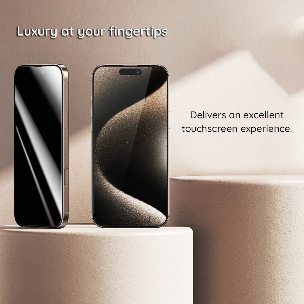 Προστατευτική Μεμβράνη Οθόνης Privacy Guess για Apple iPhone 16 Pro Max, Ενισχυμένο Γυαλί, Full Glue, 2.5D, GUTGP16XBOKGCIP