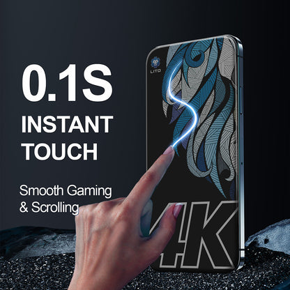 Προστατευτική Μεμβράνη Οθόνης Privacy Lito D+ Max 4K για Apple iPhone 17 Pro Max, Ενισχυμένο Γυαλί, Full Glue