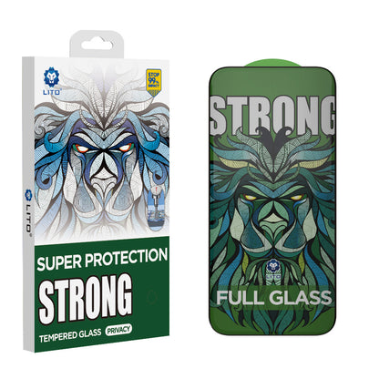 Προστατευτική Μεμβράνη Οθόνης Privacy Lito D+ Max Strong για Apple iPhone 17 Air, Ενισχυμένο Γυαλί, Full Glue