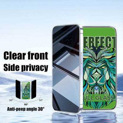 Προστατευτική Μεμβράνη Οθόνης Privacy Lito D+ Max Strong για Apple iPhone 17 Pro Max, Ενισχυμένο Γυαλί, Full Glue